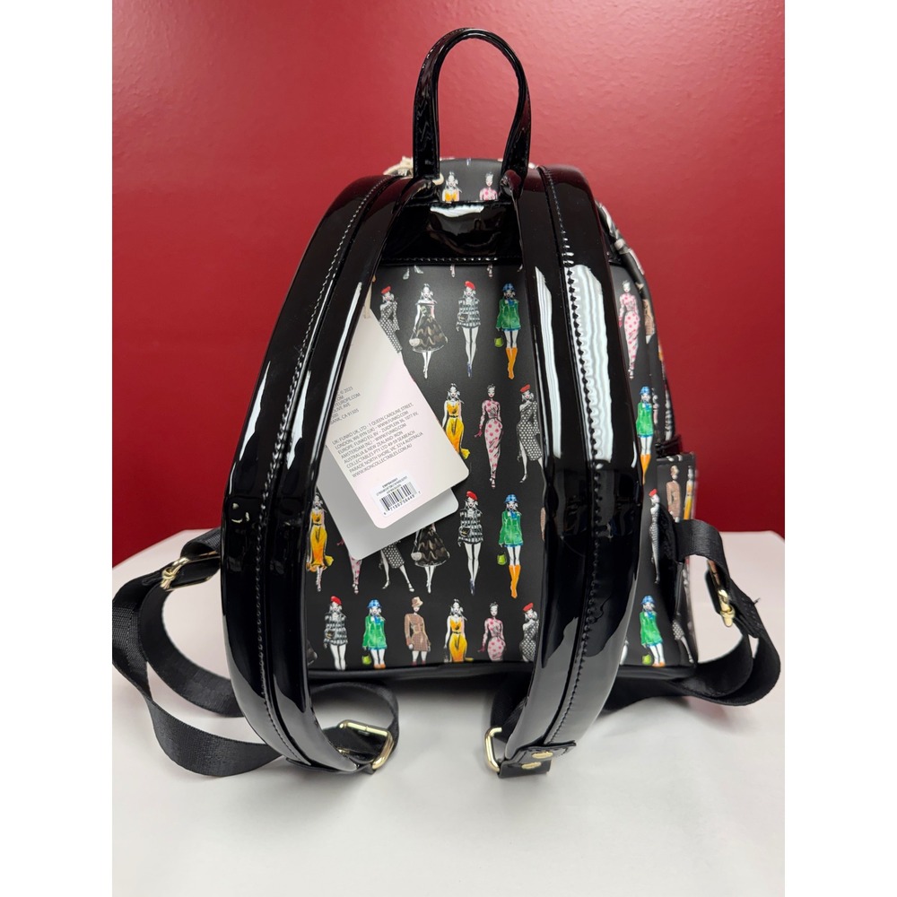 Loungefly Emily in Paris Camera Case Mini Backpack Black NWT Novelty Mini - Picture 4 of 7